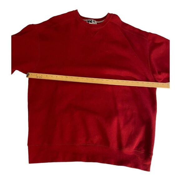 Russell Athletic Premier Gear Mens XL Long Sleeve Burgundy Pullover Sweatshirt - Picture 6 of 9